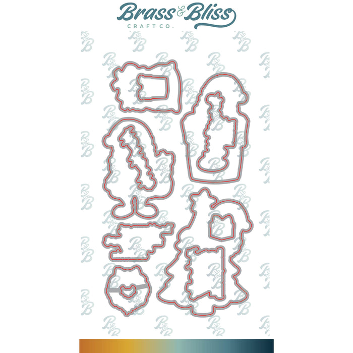 38035D Jolly Old Mischief Coordinating Die