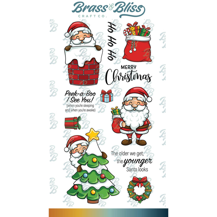 38035 Jolly Old Mischief - 4x8 Stamp Set
