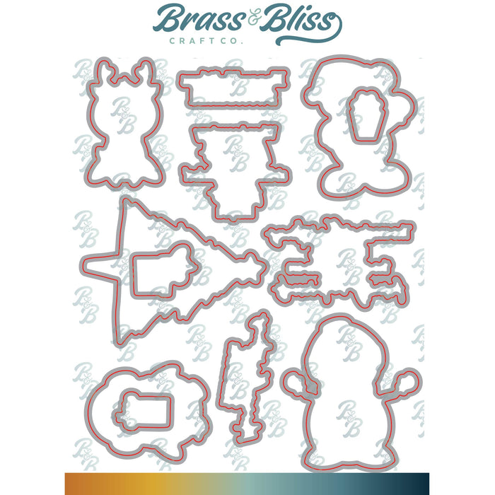 38036D Frosty Friends Coordinating Die