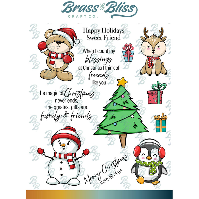 38036 Frosty Friends - 5x6 Stamp Set