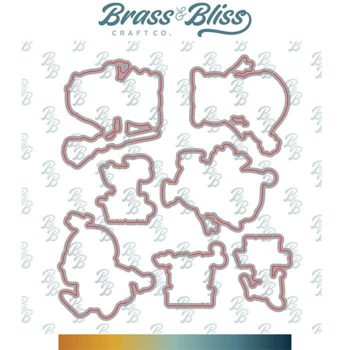 38041D Frosted Fun Bunch Coordinating Dies