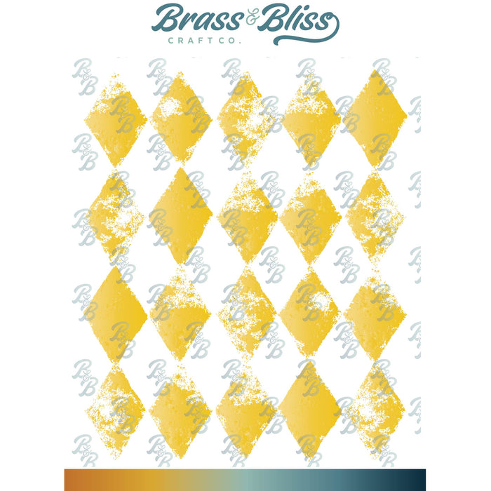 38048 Distress Diamond Background - 5 x 6 Clear Stamp