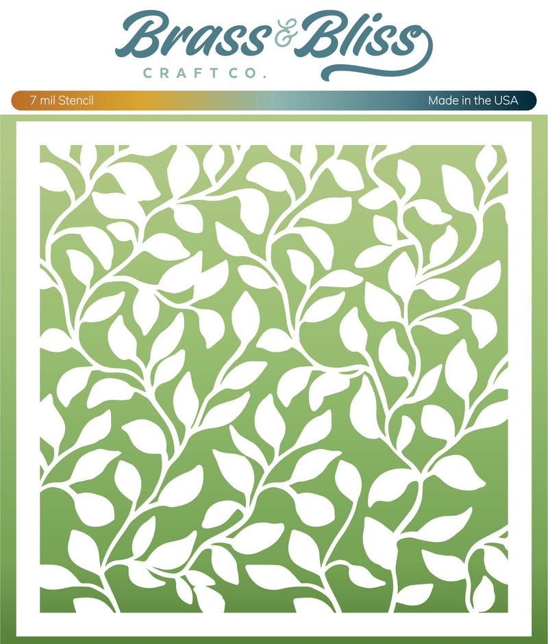 4111 Leaf Stencil - 6x6
