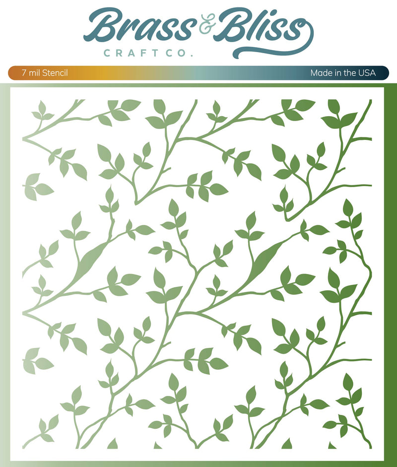 4137 Tree Branch Stencil - 6x6