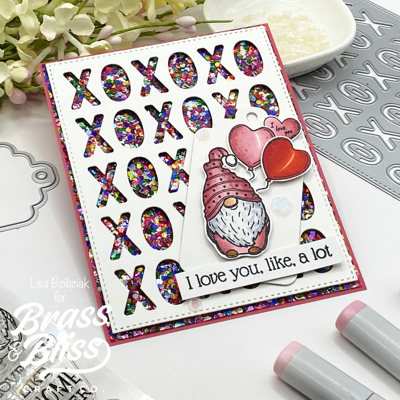36023 I Love You Gnomes Stamp and Die Bundle
