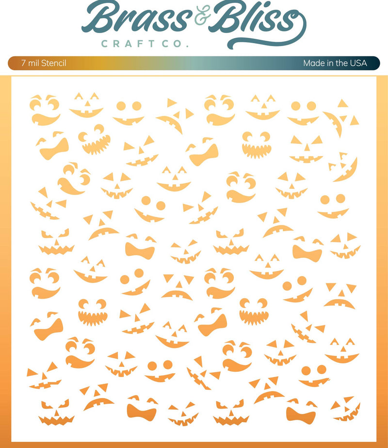 4202 Jack O'lantern Stencil - 6x6