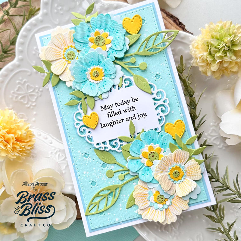5709-02D Spring Flowers Die