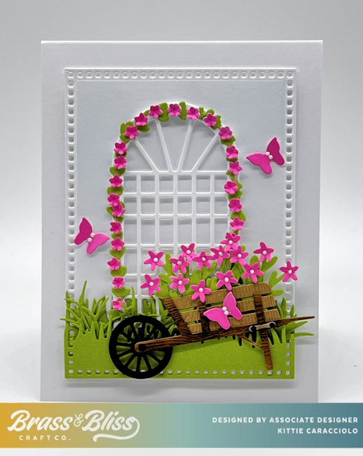 5711-02D Wooden Garden Cart Die