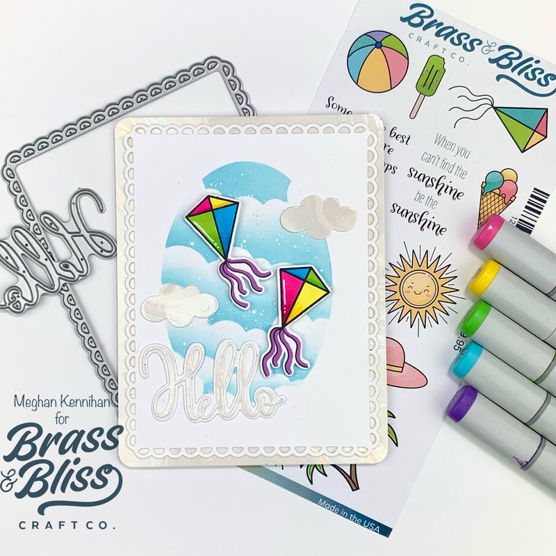 36044D Hello Summer - Coordinating Die