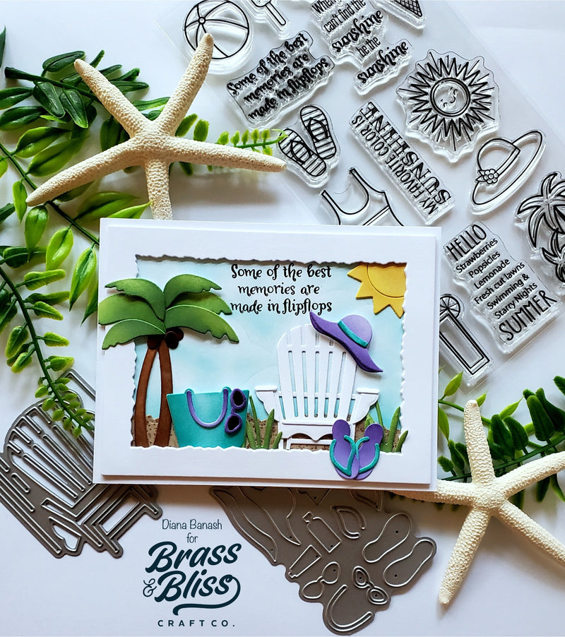 36044D Hello Summer - Coordinating Die