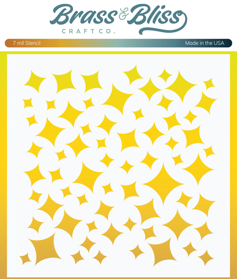 RN 4404 Bling - 6x6 Stencil