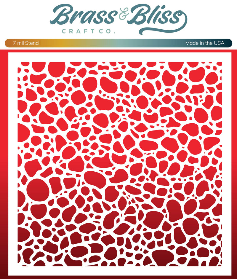 4408 Cobble Stone 6x6 Stencil