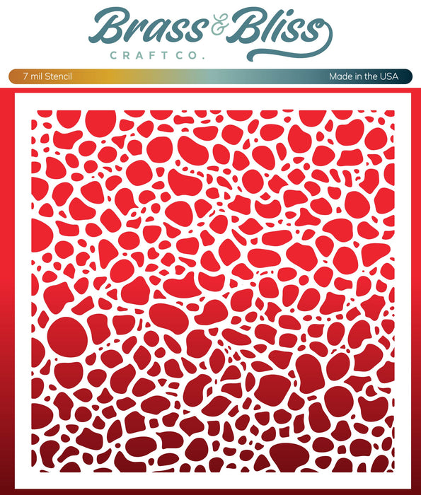 4408 Cobble Stone 6x6 Stencil