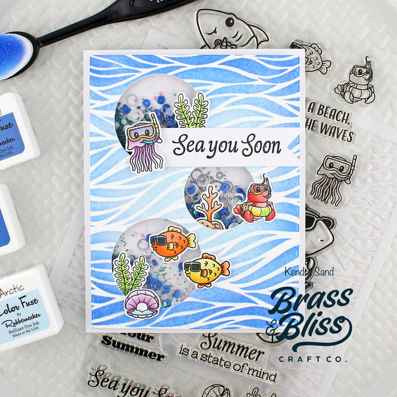 RN 36042 Swim Party - 4x8 Stamp Set