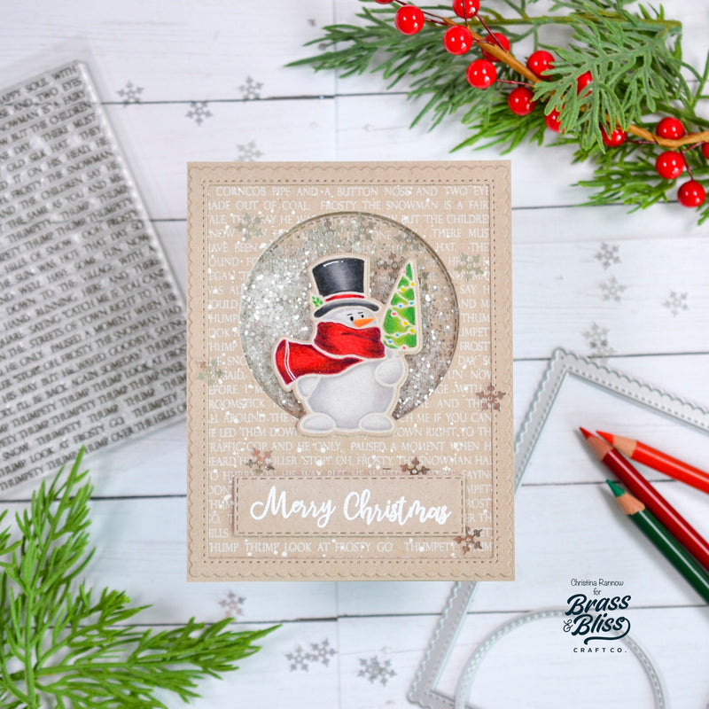 36047 Frosty Background - 4.25 x 5.5