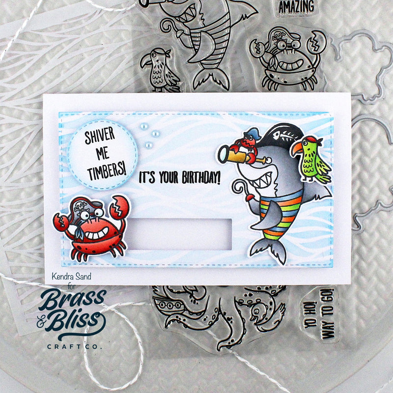 RN 3414 Pirates Under the High Seas - 4x8 Stamp Set