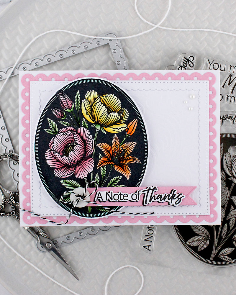 37008 Beautiful Day - 4x6 Stamp Set