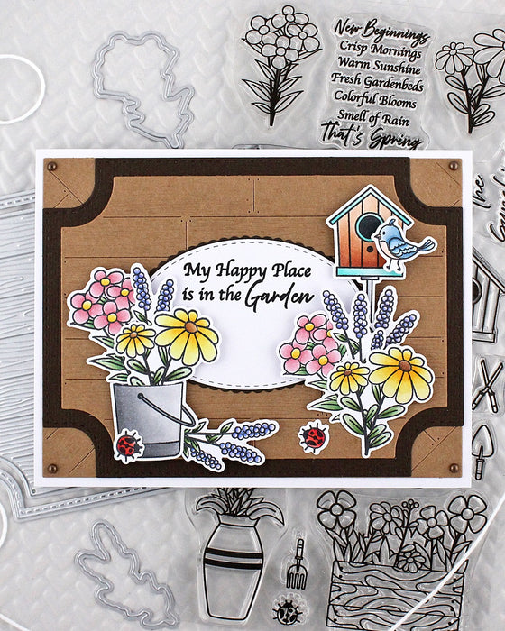 37011 Enjoy the Sunshine - 4x8 Stamp set