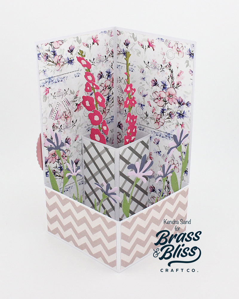 5808-03D Build a Bloom Hollyhock Die