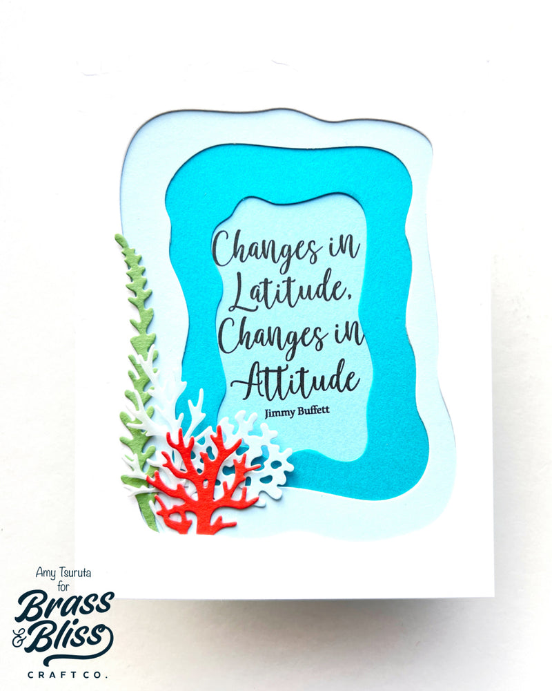 37024 Beachy Quotes - 4x6 Stamp Set