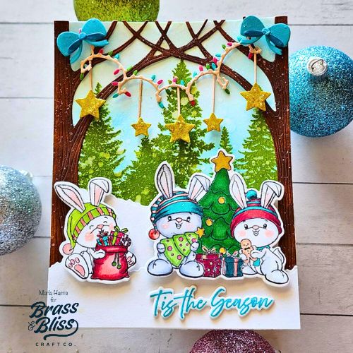 5823-01D Tree Frame with Lights Die