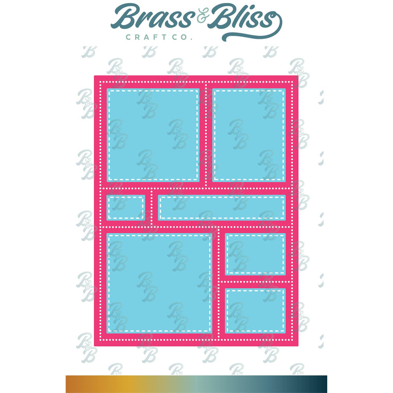 5148-04D 7 window w/ pierce-stitch