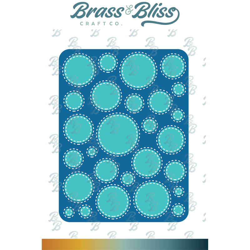 RN 5161D circle Background w/ stitch Die