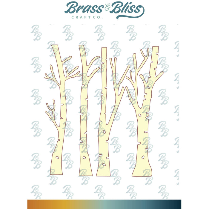 5167-02D Individual  Birch Trees Die