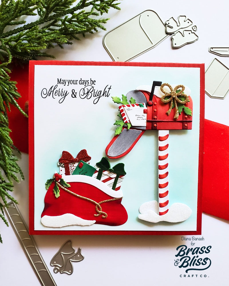5824D Mailbox with Presents Die