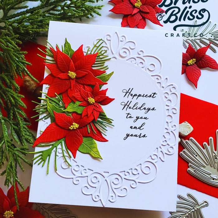 5822D Build a Bloom Poinsettia #4 Die