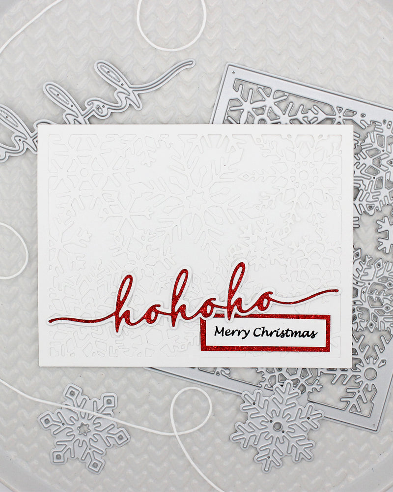 5829-01D Ho Ho Ho Script Die