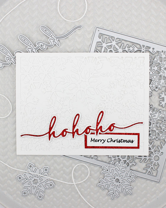 5829-01D Ho Ho Ho Script Die