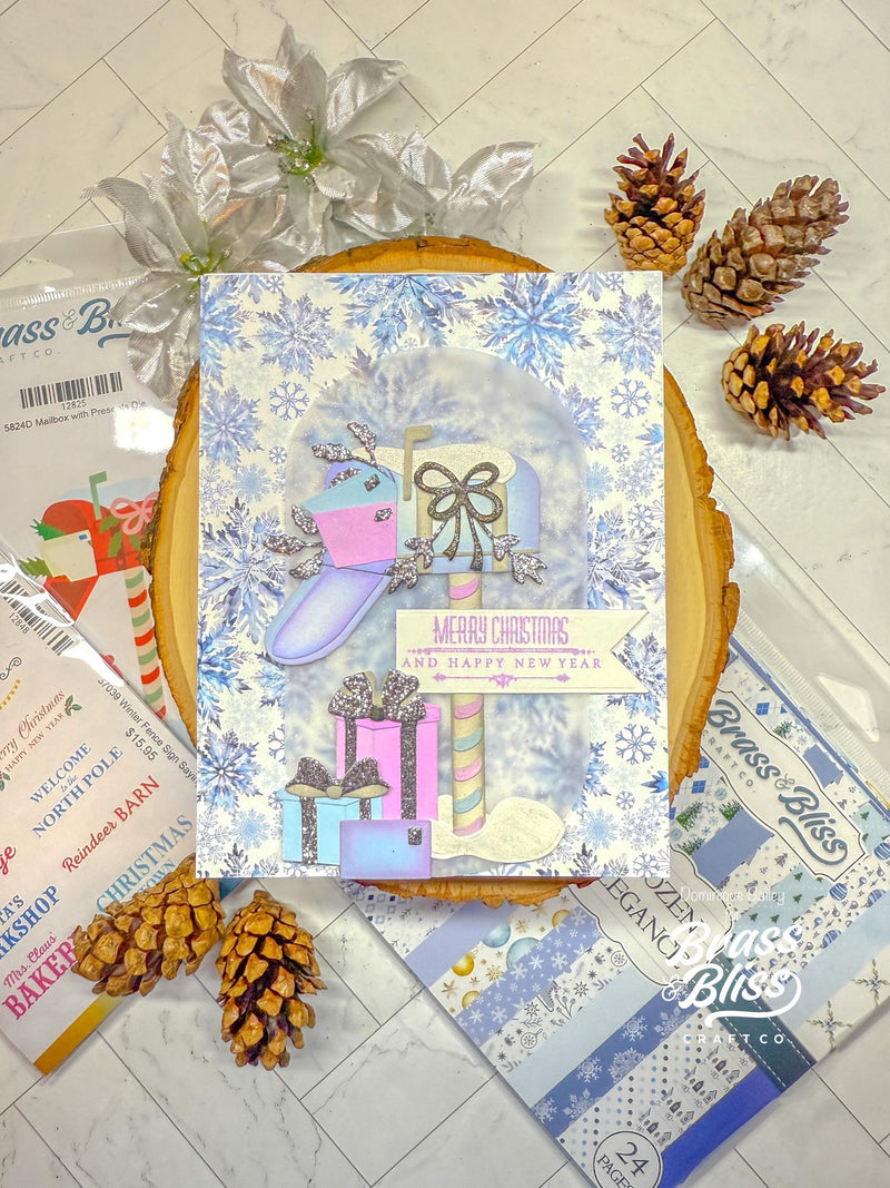 5824D Mailbox with Presents Die