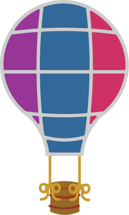 RN 5209-02D Hot Air Balloon Die