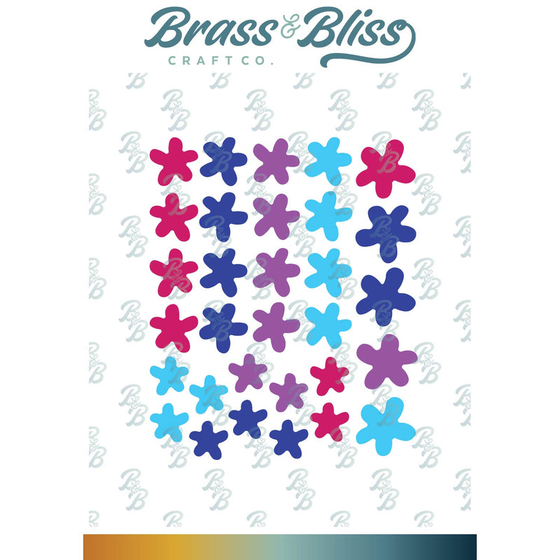 5309-09D Small Flowers #3 Die