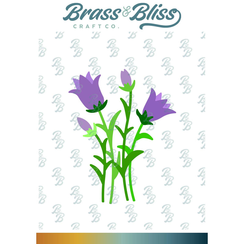 5402-02D Gentian and Stems Die