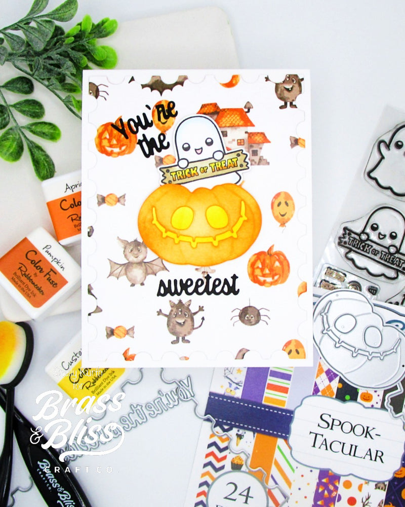 5840-01D Spooky Jack-O-Lantern Die