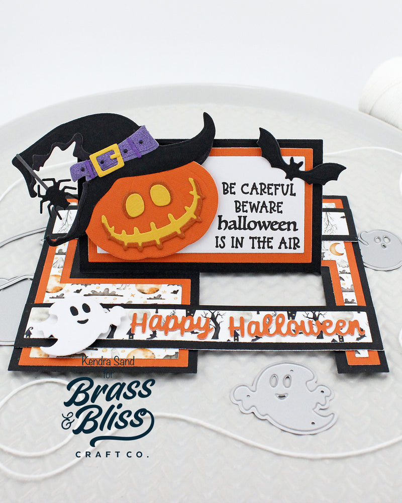 5840-01D Spooky Jack-O-Lantern Die