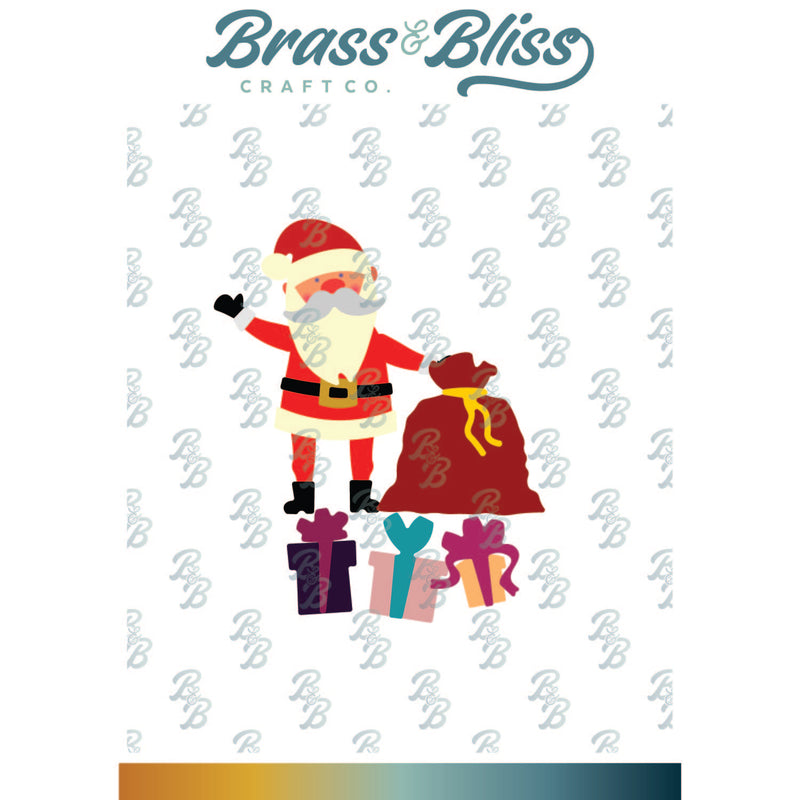 5416-05D Santa with Presents Die