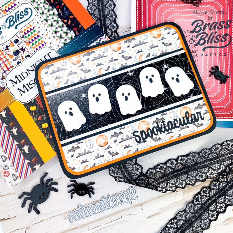 5842-02D Halloween Greeting Dies