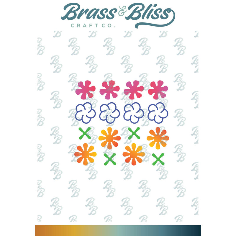 5422-04D Small Flowers #4 Die