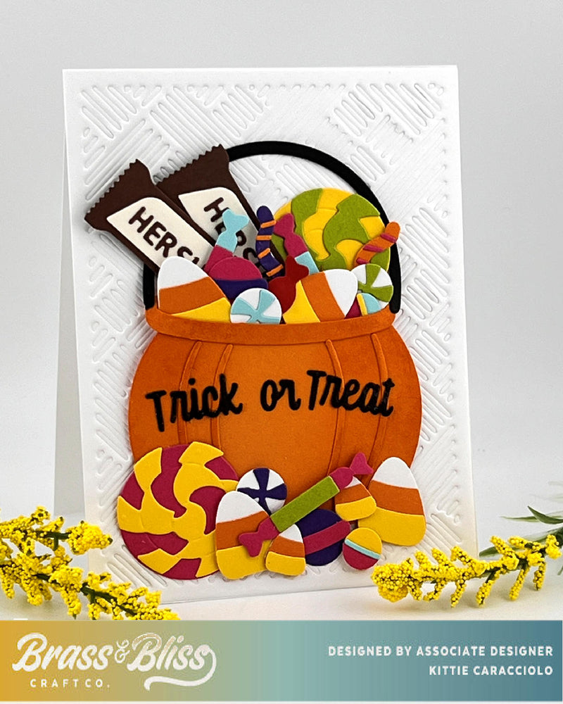 5842-02D Halloween Greeting Dies