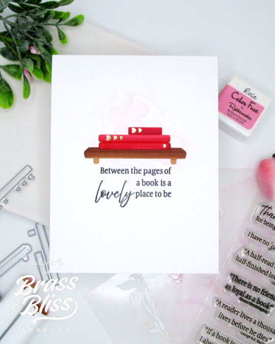 37041 Between the Pages - 4x6 Stamp Set