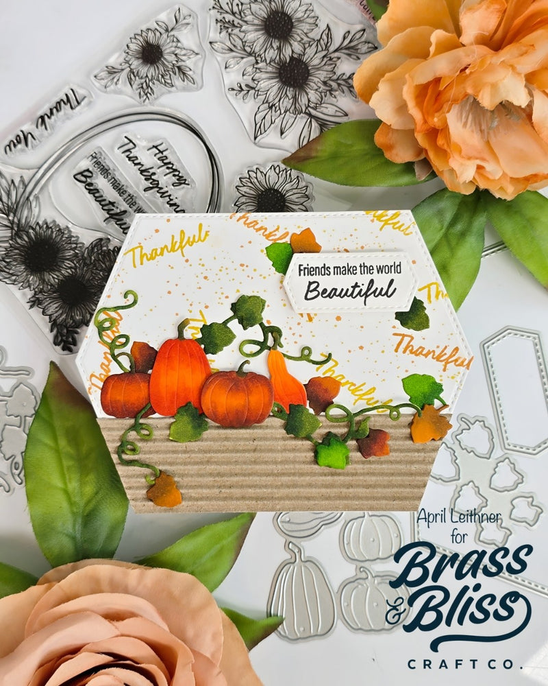37043 Hello Fall Sign Sayings - 4x6 Stamp set