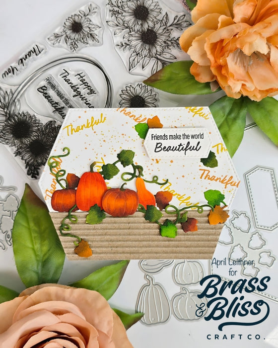 37043 Hello Fall Sign Sayings - 4x6 Stamp set