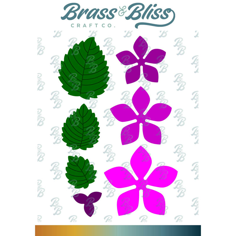 5508-01D Stackable Flowers/Leaves #1 die