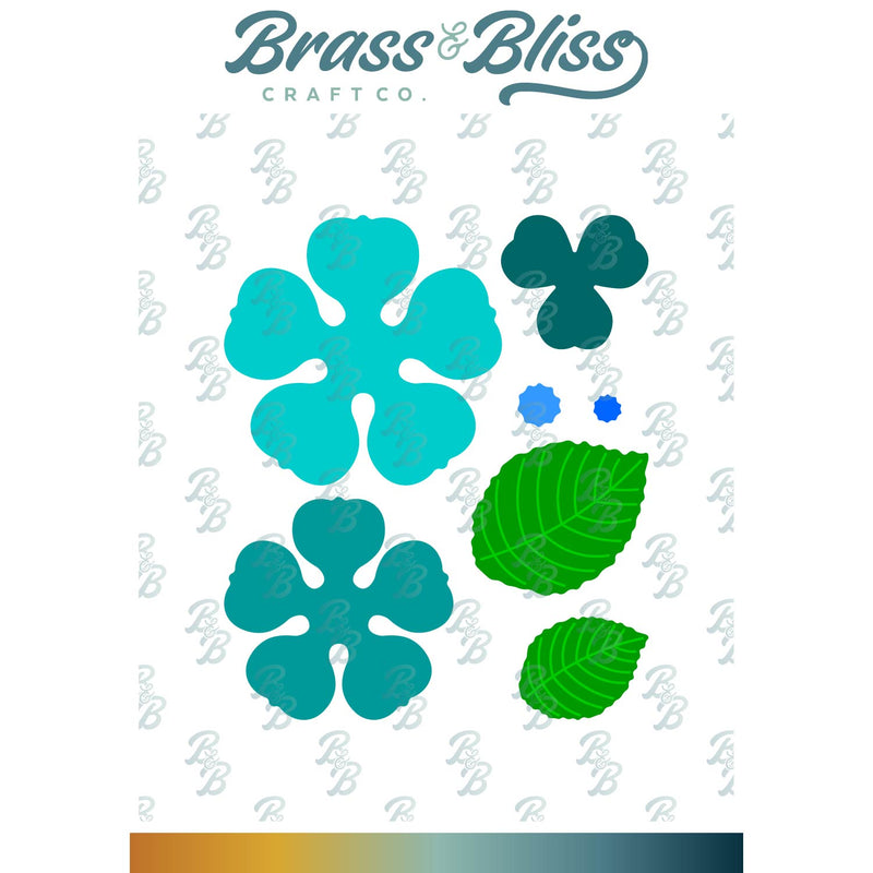 5508-02D stackable flowers/leaves #2 Die