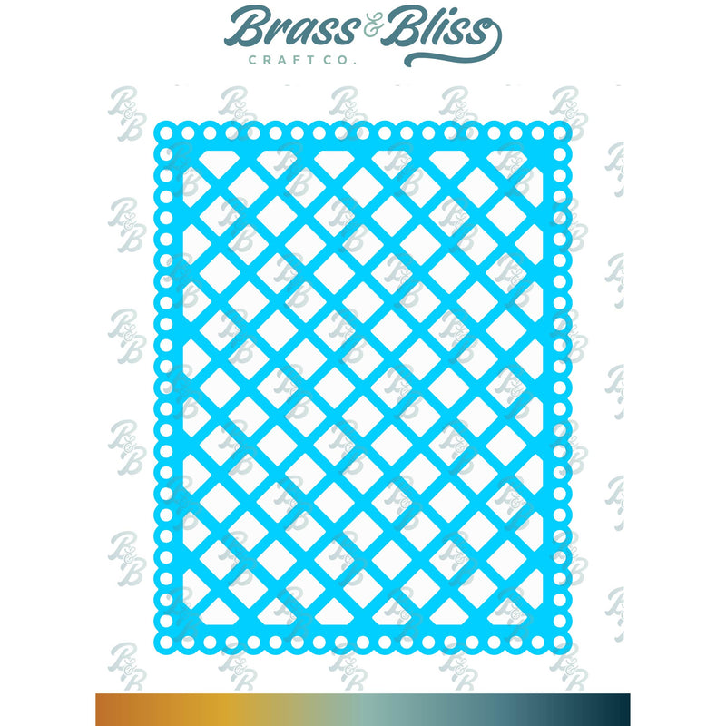 5512-03D Lattice with Scallop Cover