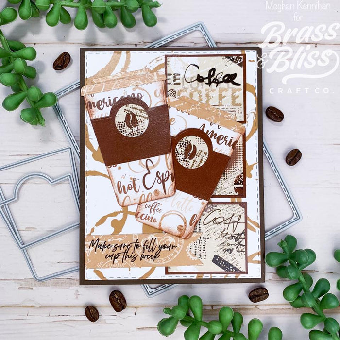 37042 Coffee First - 4x6 Stamp set