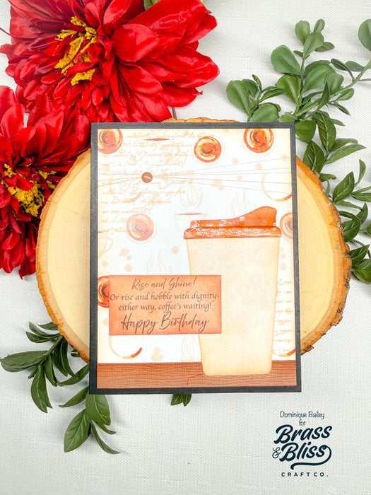 37042 Coffee First - 4x6 Stamp set